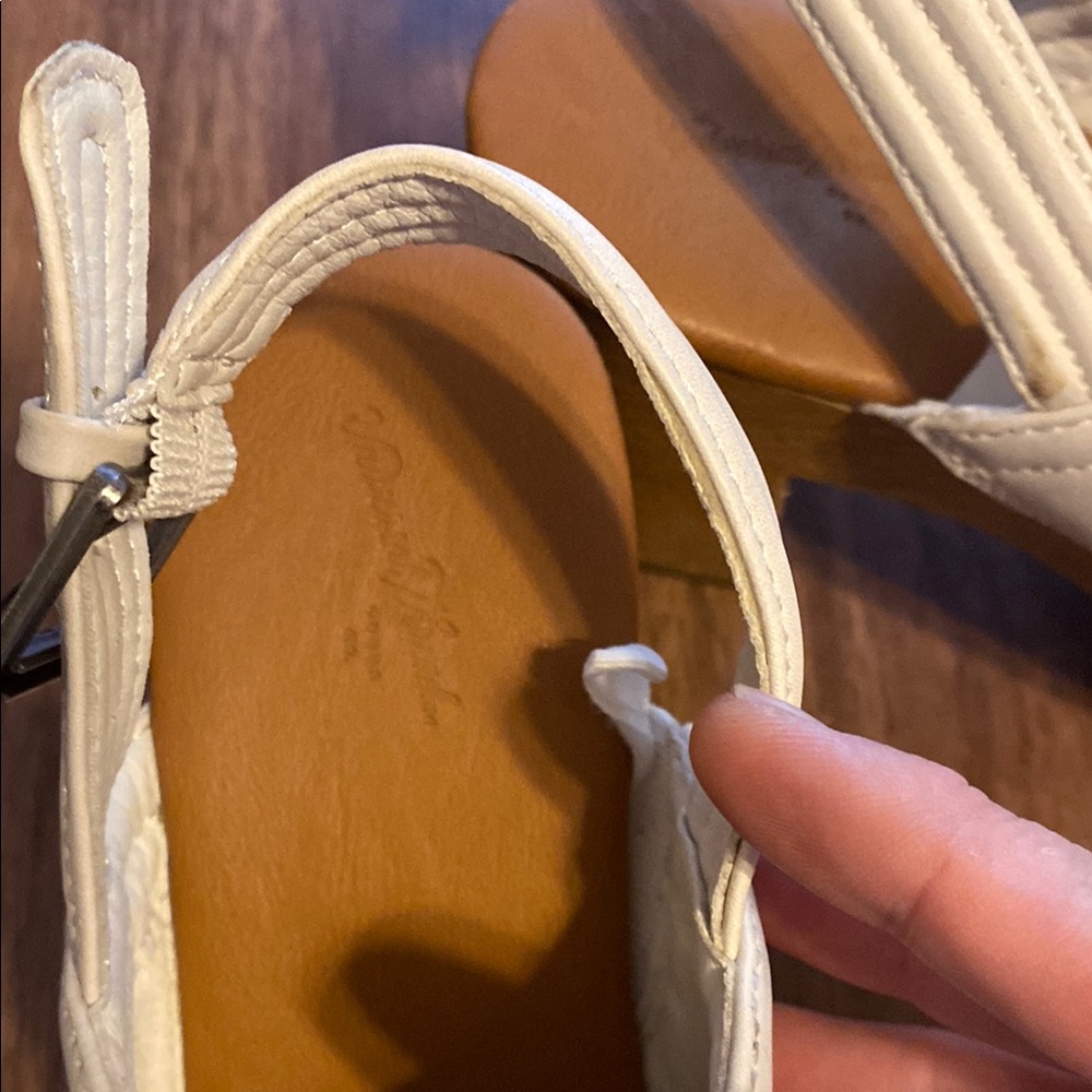 Universal Thread White Mules With Slingback Strap - image 2